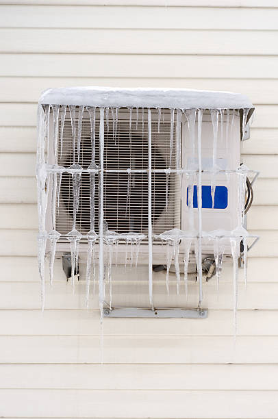 istock Icicles on the air conditioner. 500450776