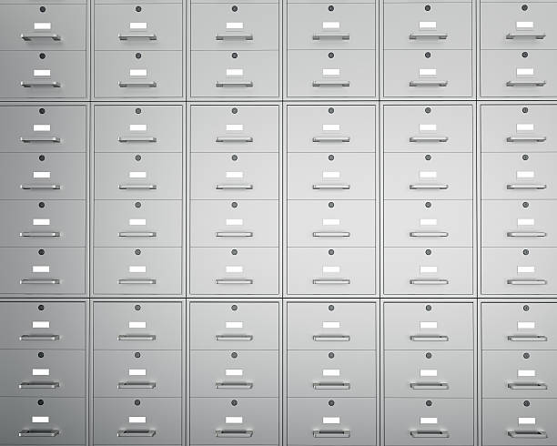 istock Wall of file cabinets 500451646