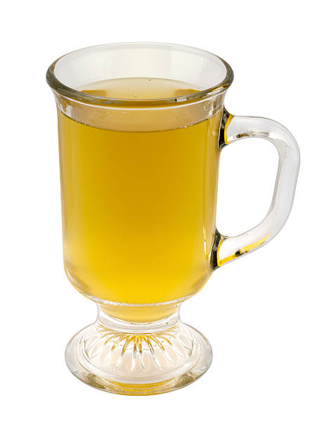 istock Green Tea in a Glass Cup 500451682