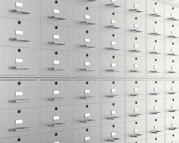 istock Wall of file cabinets 500451852