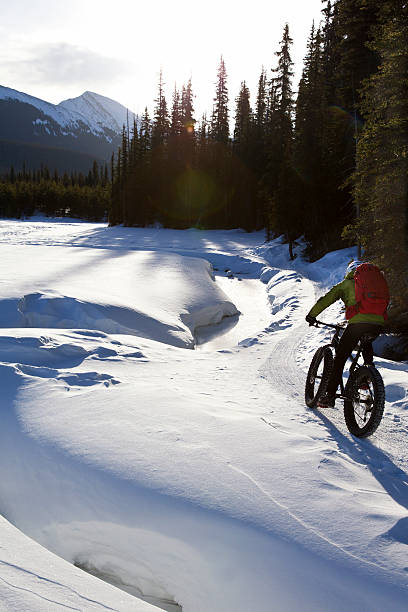 istock Fat Bike Snow Rider 500453454