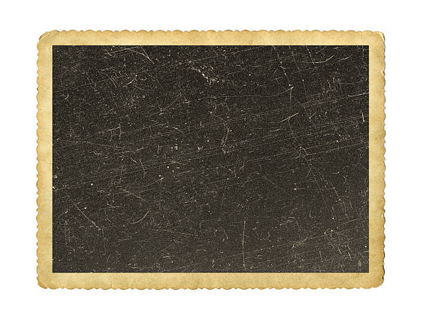 istock Blank vintage photo paper isolated 500453656