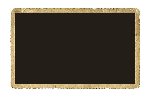 istock Blank vintage photo paper isolated 500453788