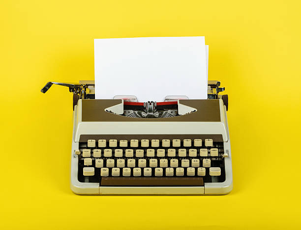 istock Typewriter with sheet of paper 500454094