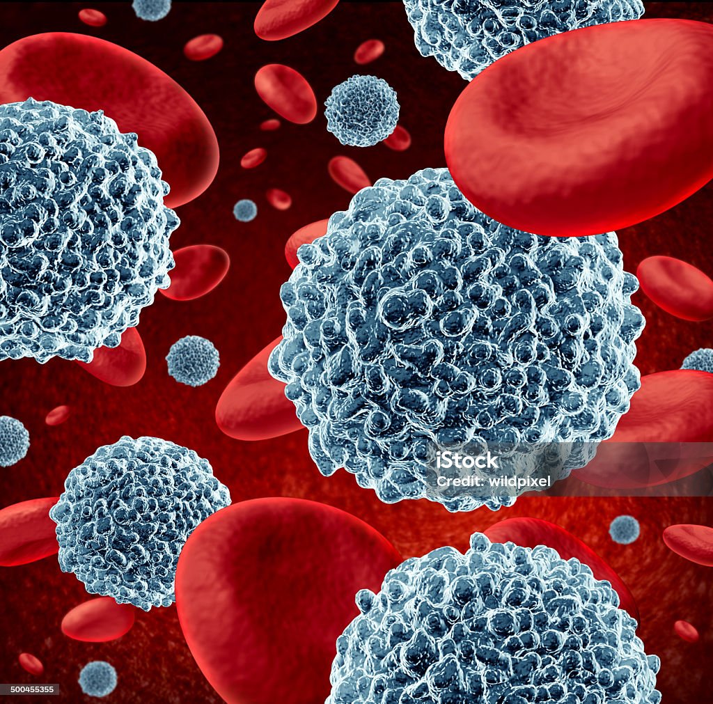 White Blood Cells White blood cells flowing through red blood as a microbiology symbol of the human immune system fighting off infections defending and protecting the body from infectious disease. White Blood Cell Stock Photo