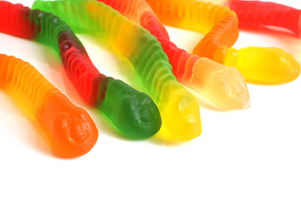istock Colorful jelly worms 500456951