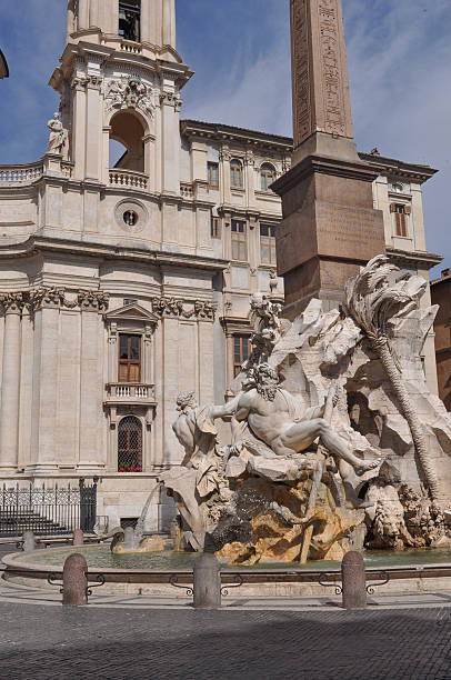 istock Fountain of Piazza Colonna in Rome 500457103