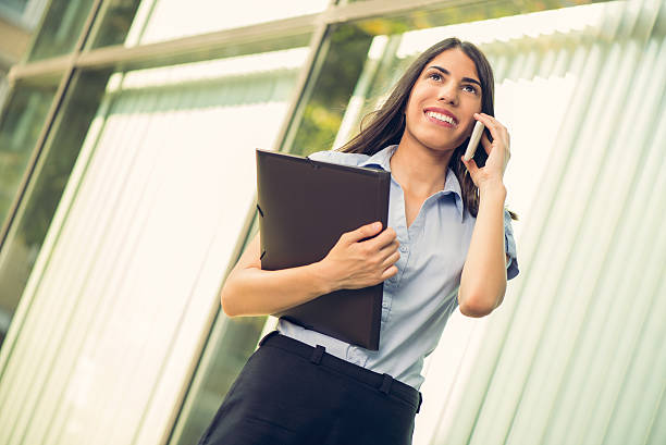 istock Businesswoman With Smart Phone 500457208
