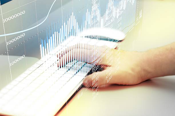 istock World economics. Finance concept with keyboard computer. 500458826