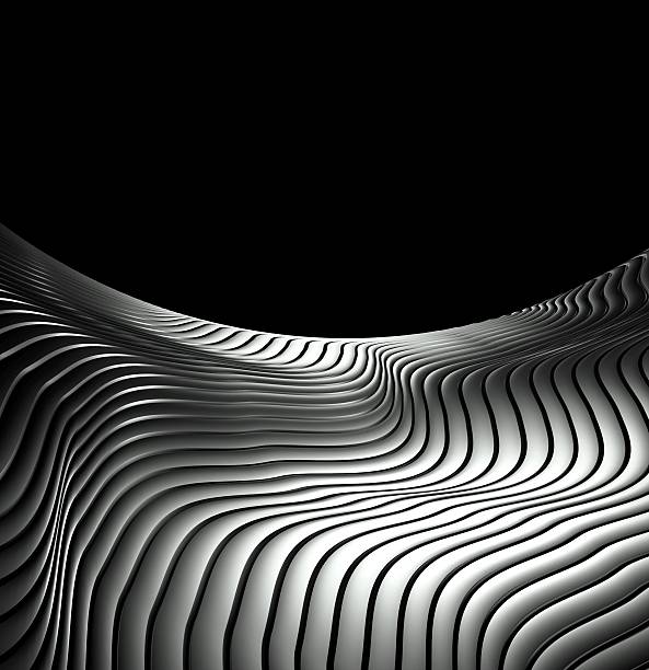istock Silver metal abstract architectural wallpaper 500460453