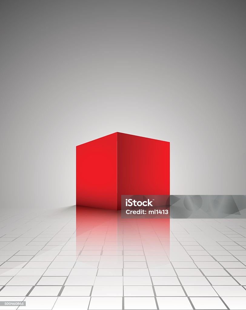 Red Cube Vector Red Cube Stock Illustration - Download Image Now - Abstract ...