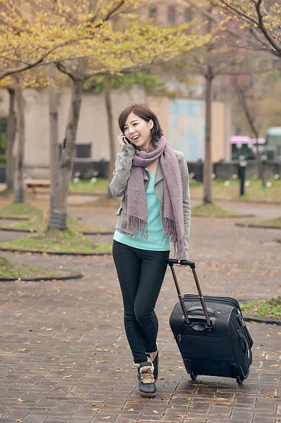 istock Traveling Asian lady 500460927