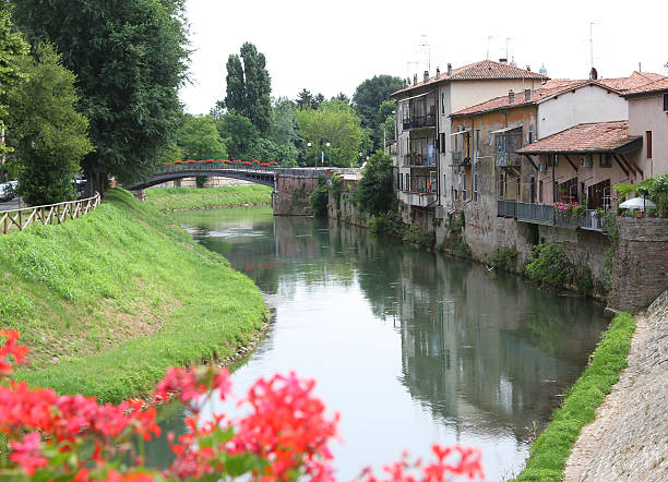 istock Bacchiglione River which crosses the Santa Croce district Italy 500461061