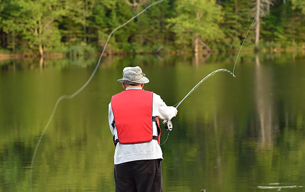 istock Fishing on the Lake in the Evening 500462040