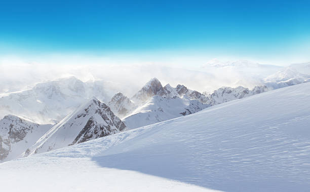 istock Winter Alpine snowy landscape 500462390