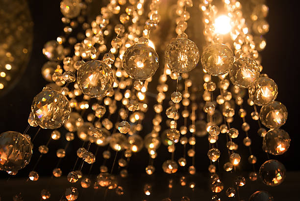 istock Golden crystal, abstract background. Party, event. Christmas 500463336