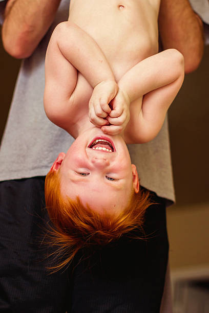 Hanging Fun stock photo