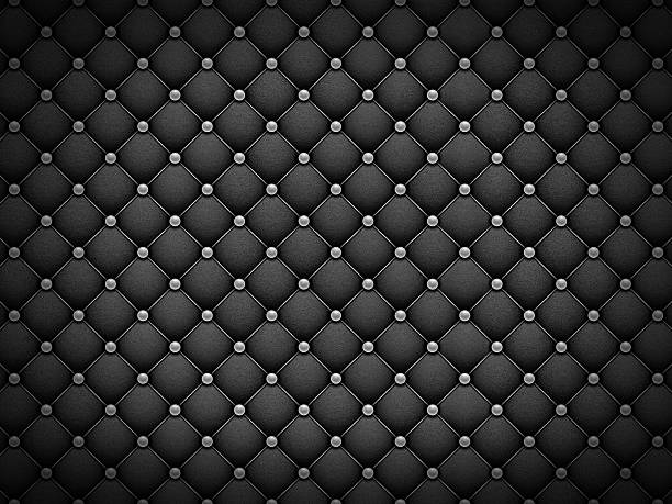 istock Gray background embroidered by pearl grid. 500475195