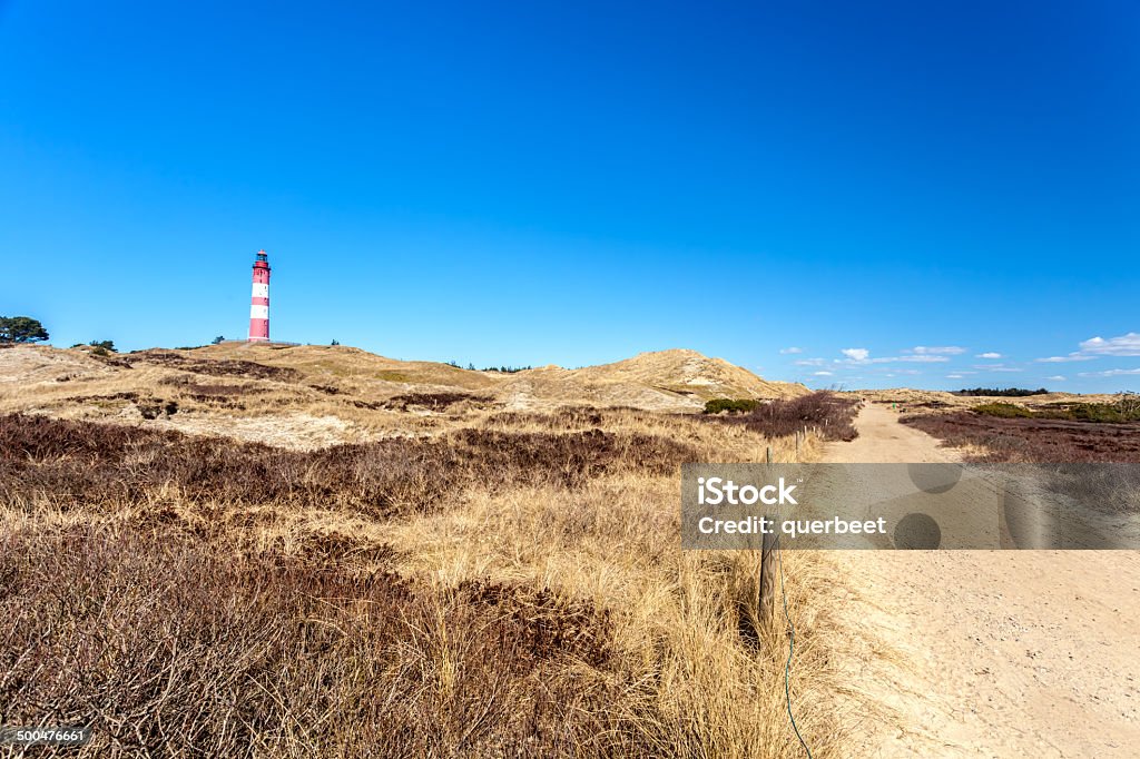 Leuchtturm in den Dünen/Amrum - Lizenzfrei Abgeschiedenheit Stock-Foto