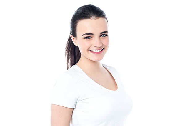 istock Casual young girl with a bright smile 500477769