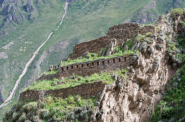 istock Ollantaytambo - old Inca fortress, Peru 500482012