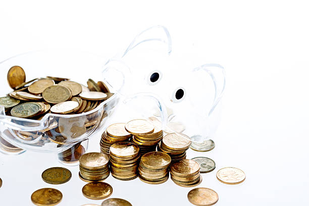 istock Broken piggy bank 500483446