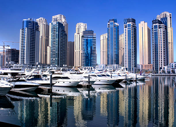 istock dubai marina yaght bay 500488793