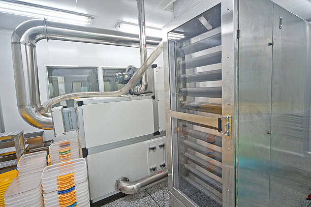 istock Modern pharmaceutical enterprise production line 500490257