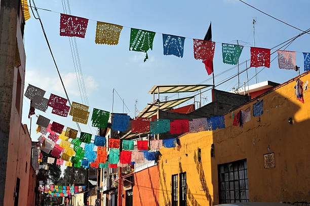 istock Colourful Mexican Houses 500491422