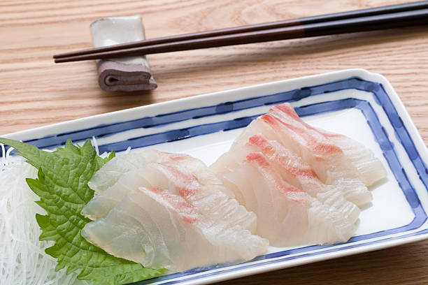 istock Sashimi of red sea bream 500491516
