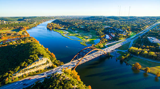 istock Aerial Pennybacker Bridge 360 Bridge From the Air 500492264