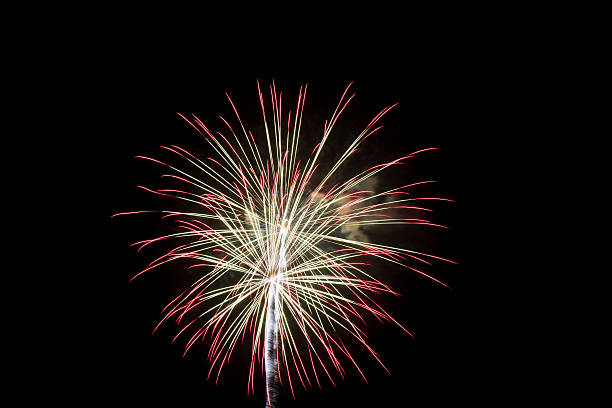 istock Colorful fireworks over dark sky 500492412