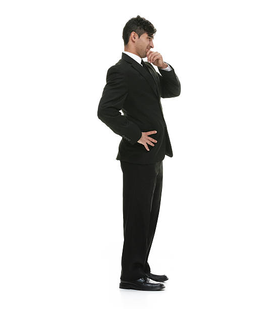 istock Upset businessman looking away 500492818