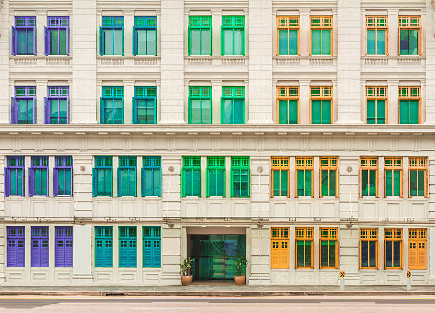 istock Window of old buildings on background 500493084