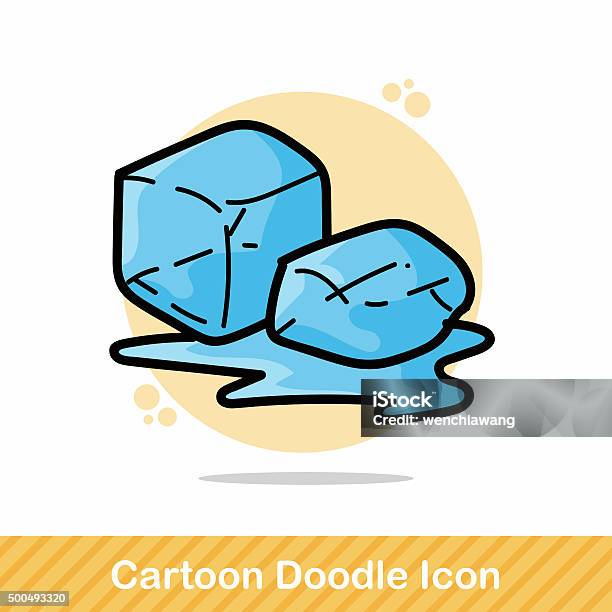 Ice Color Doodle Stock Illustration - Download Image Now - Ice Cube, Melting, Computer Graphic
