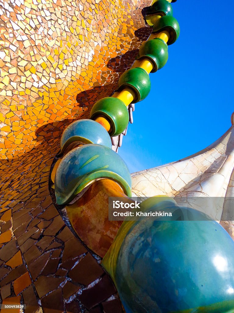 facade of the house Casa Battlo The facade of the house Casa Battlo (also could the house of bones) designed by Antoni GaudiÃÂ­ with his famous expressThe facade of the house Casa Battlo (also could the house of bones) designed by Antoni GaudiÃÂ­ with his famous expressionistic style on December 16, 2011 Barcelona, Spainionistic style on December 16, 2011 Barcelona, Spain Casa Batllo Stock Photo