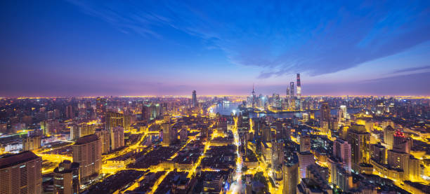 istock Panoramic skyline of Shanghai 500494070