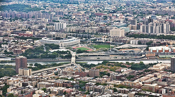 istock Arial view of NYC and Yankee Stadium 500504257