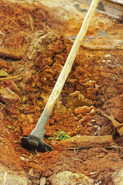 Shovel in the ground