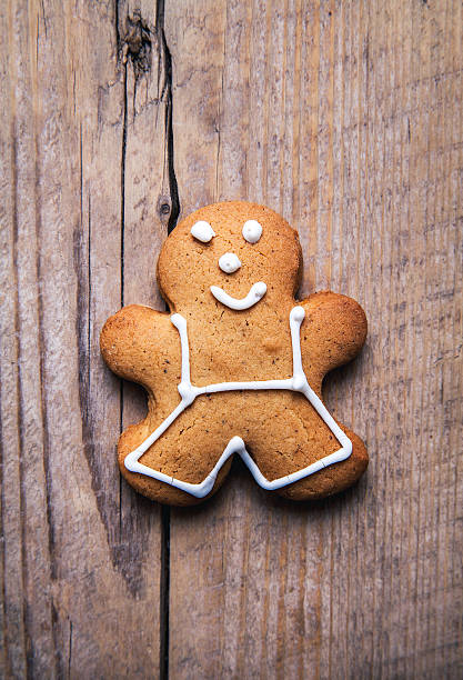 istock Christmas homemade gingerbread man 500508064