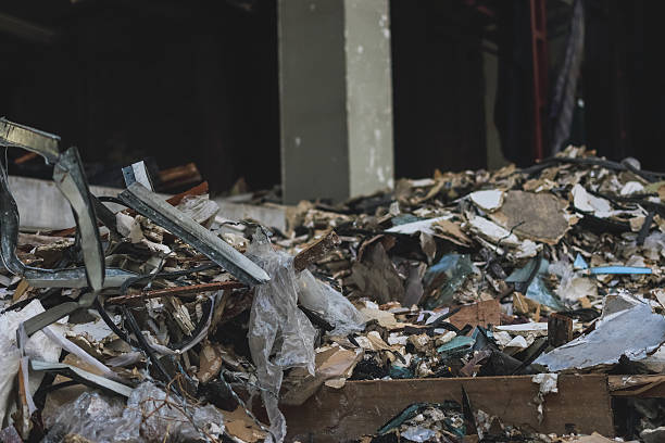 istock Junk pile of old building. 500508430