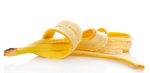 istock Skin from the eaten banana 500509633