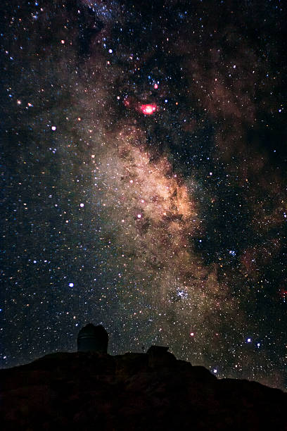 センターの milky way - horsehead nebula ストックフォトと画像