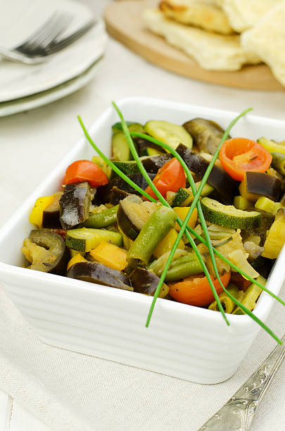 Vegetable ragout stock photo