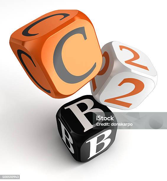 C2b Orange Blanco Y Negro De Dados Cuadras Foto de stock y más banco de imágenes de Actuación - Representación - Actuación - Representación, Aprender, Blanco - Color