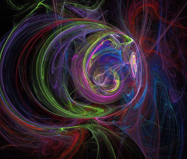 istock Digital Fractal on Black 500511043