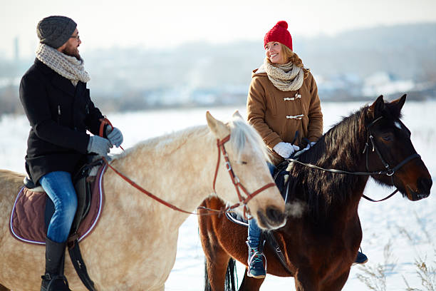 istock Riding on a horse 500511228