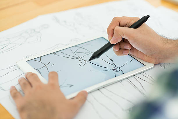 istock Drawing sketch of new dress 500513174