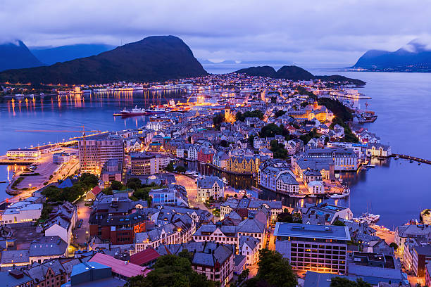 istock Cityscape of Alesund - Norway 500513206