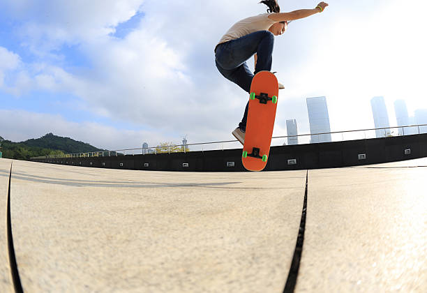 istock skateboarder skateboarding at  city 500513264